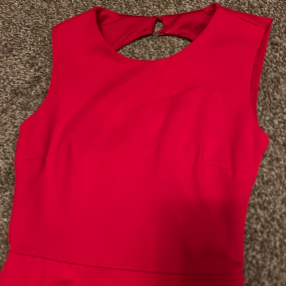 Lulu's Red Backless Dress - Picture 2 of 3